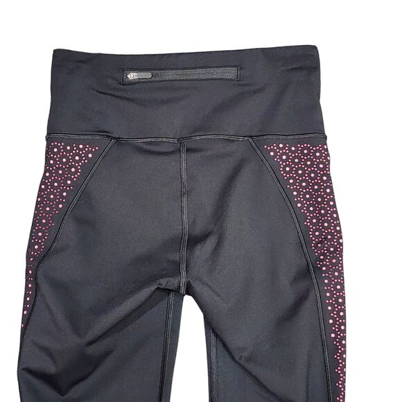 Lululemon‎ Leggings Colour Me Quick 7/8  25" Black Flash Light Tone Size 4 - Picture 5 of 10